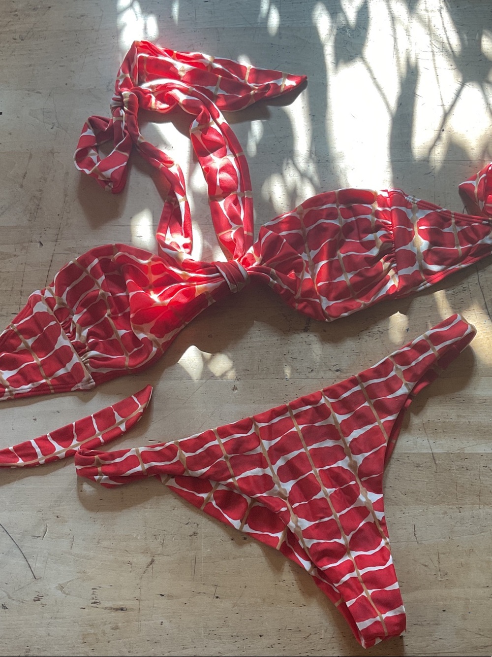 Vix Bandeau Red Bikini